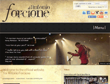 Tablet Screenshot of antonioforcione.com